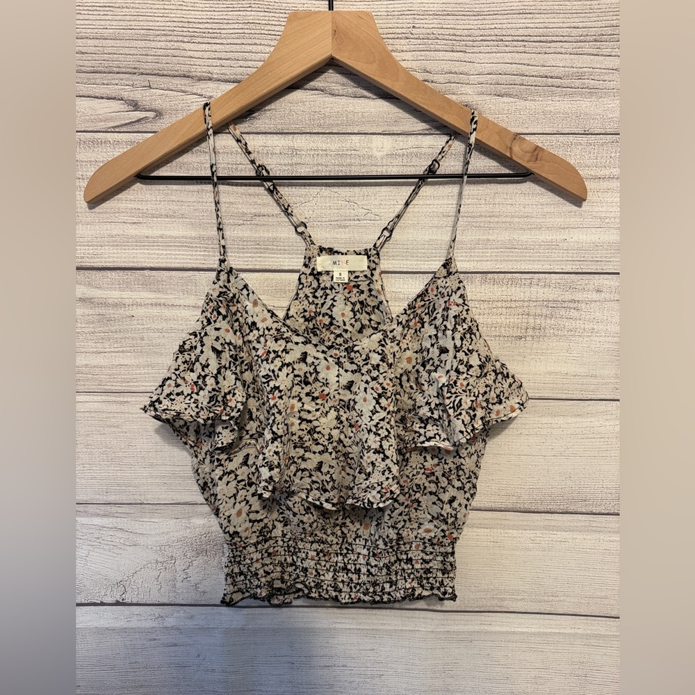 Floral Ruffle Women's Top